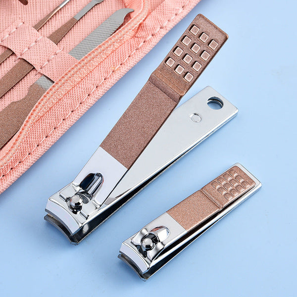 30 Piece Professional Manicure & Pedicure Set Stainless Steel Grooming Kit (Rose Gold) Manicure & Pedicure Tools & Kits