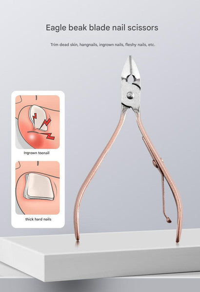 30 Piece Professional Manicure & Pedicure Set Stainless Steel Grooming Kit (Purple) Manicure & Pedicure Tools & Kits