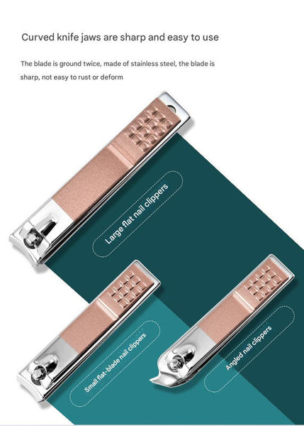 30 Piece Professional Manicure & Pedicure Set Stainless Steel Grooming Kit (Black Red) Manicure & Pedicure Tools & Kits