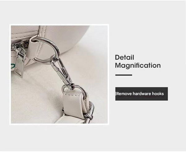 Retro Print Pu Leather Dome Satchel Bag Versatile Crossbody Handbag Rose Red Women's Bags & Handbags