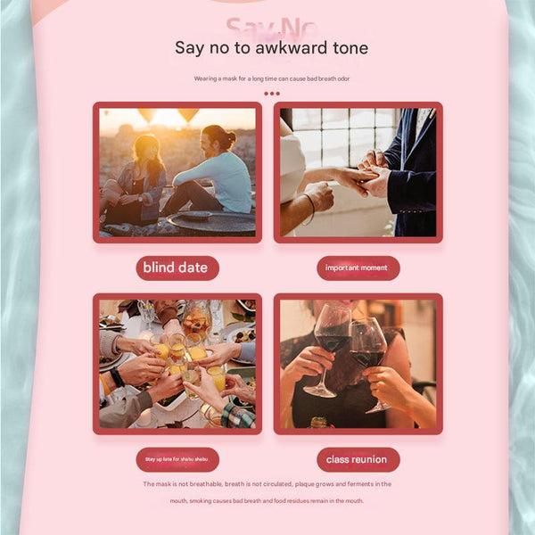 4 In 1 Disposable Travel Toothbrush With Flavor Burst Bead (Romantic Cherry Flavor) Toothbrushes