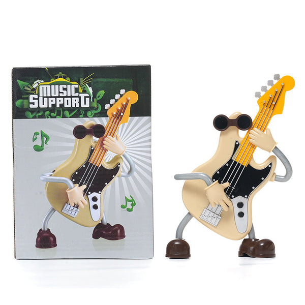 Dancing Musical Instrument Wind Up Guitar & Cello Toys With Moving Parts(Guitar) Figurines