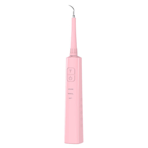 Ultrasonic Dental Scaler & Calculus Remover 3 Modes 2 Heads Led Light Pink Dental Instruments