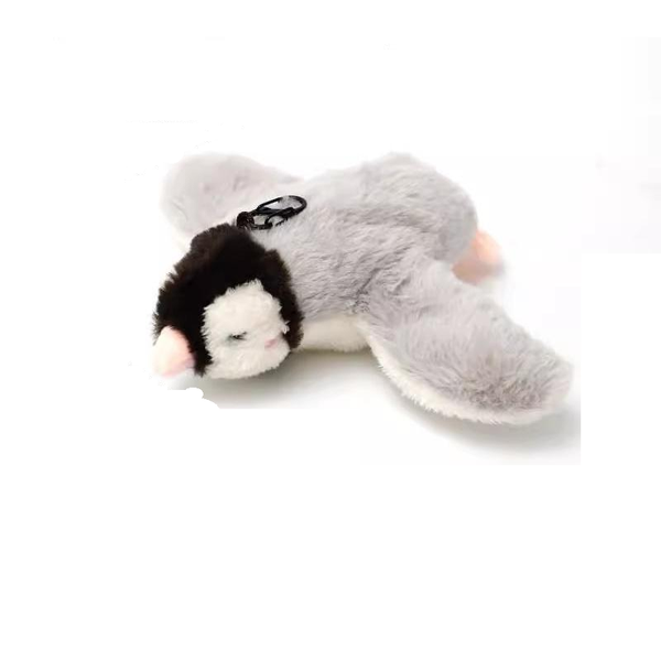 Interactive Flapping Wing Bird Toy For Cats Dogs Motion Activated With Sound Milo Gray Penguin Dog Toys