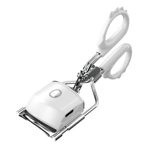Heated Eyelash Curler With 2 Temperature Controls Long Lasting White Eyelash Tools