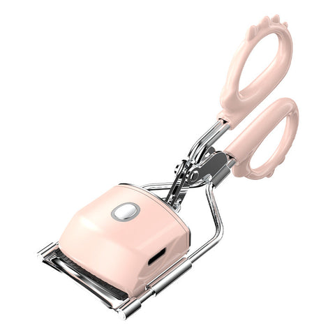 Heated Eyelash Curler With 2 Temperature Controls Long Lasting Pink Eyelash Tools