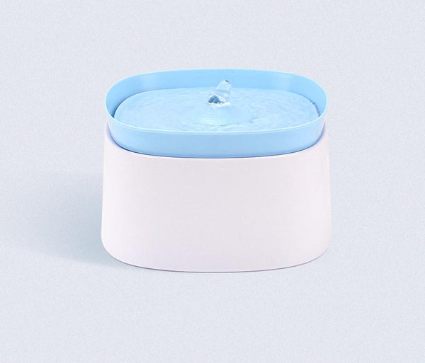 Automatic Pet Water Fountain Usb Powered Multi Stage Filtration Ultra Quiet 2L Capacity (Blue) Dog Fountains