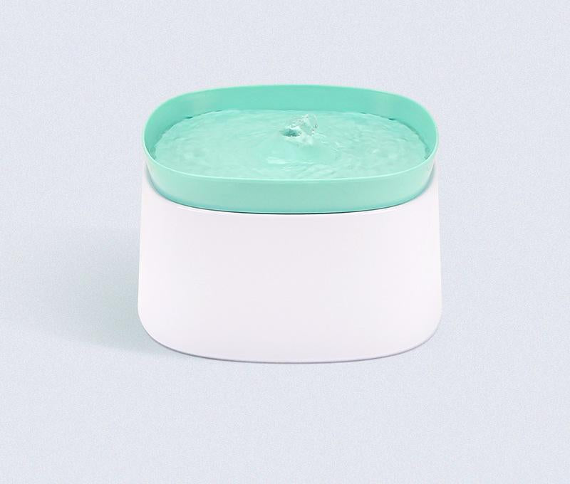 Automatic Pet Water Fountain Usb Powered Multi Stage Filtration Ultra Quiet 2L Capacity (Green) Dog Fountains