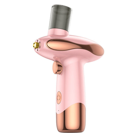 Nano Facial Steamer & Oxygen Sprayer With Red/Blue Light Therapy (Pink) Anti Aging Products