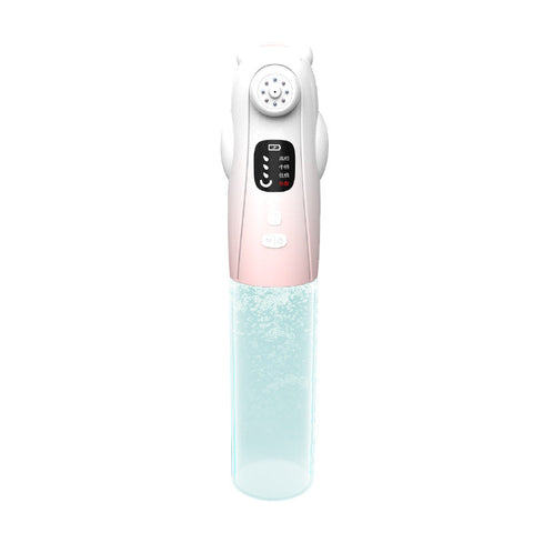 Nano Facial Mist Sprayer & Oxygen Injector 3 Modes Deep Hydration Serum Absorption(Pink) Anti Aging Products