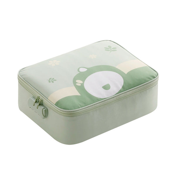 Multi Functional Document & Certificate Organizer Bag With Combination Lock(Light Green) Id & Document Holders