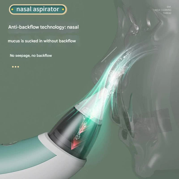 Electric Little One Nasal Aspirator 5 Suction Levels Anti Reflux Usb Rechargeable(Blue) Other First Aid