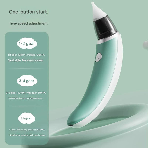 Electric Little One Nasal Aspirator 5 Suction Levels Anti Reflux Usb Rechargeable(Pink) Other First Aid