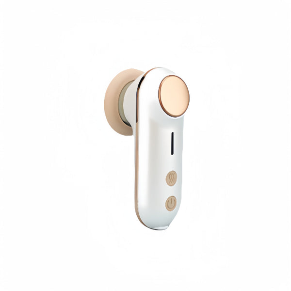 Mini Facial & Head Massager With Heat Therapy Usb C Rechargeable 3 Modes(White) Massagers