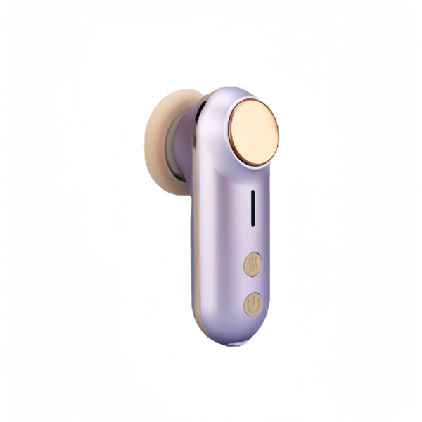 Mini Facial & Head Massager With Heat Therapy Usb C Rechargeable 3 Modes(Light Purple) Massagers