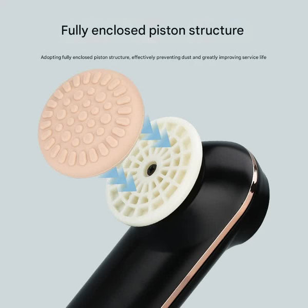 Mini Facial & Head Massager With Heat Therapy Usb C Rechargeable 3 Modes(Light Purple) Massagers