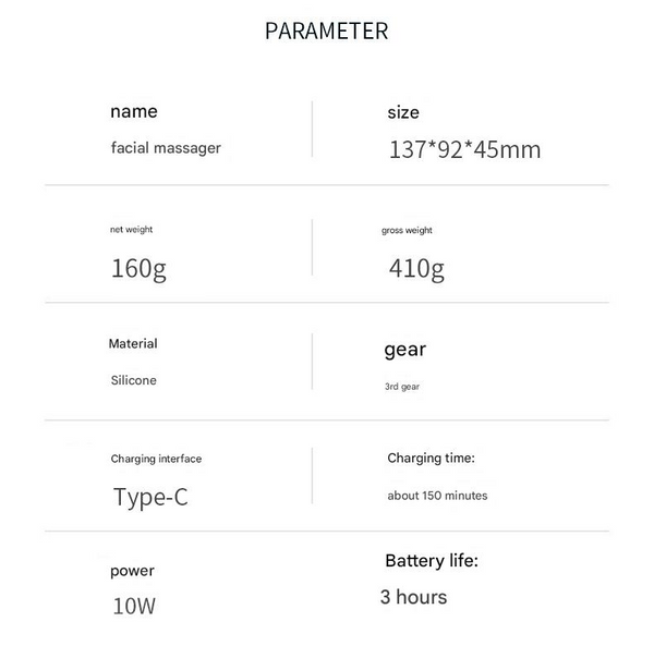 Mini Facial & Head Massager With Heat Therapy Usb C Rechargeable 3 Modes(Light Purple) Massagers