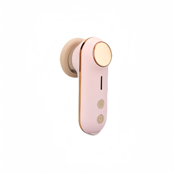 Mini Facial & Head Massager With Heat Therapy Usb C Rechargeable 3 Modes(Pink) Massagers