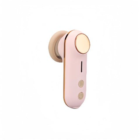 Mini Facial & Head Massager With Heat Therapy Usb C Rechargeable 3 Modes(Pink) Massagers