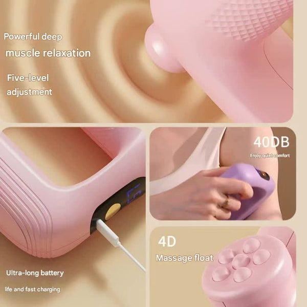 Body Sculpting Muscle Relaxation Massager With 8 Heads 5 Speeds Purple Massagers