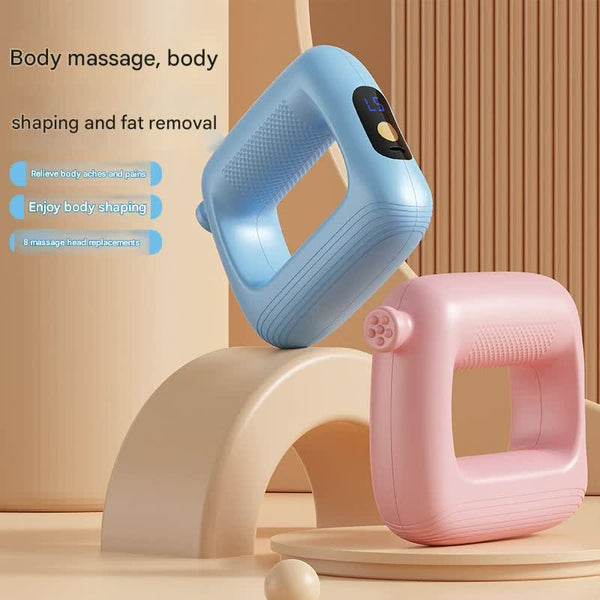 Body Sculpting Muscle Relaxation Massager With 8 Heads 5 Speeds Blue Massagers