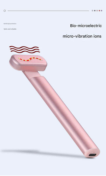 Rf Ems Eye Beauty Device 42C Constant Temperature Microcurrent Red Light Therapy For Care Rose Gold Anti Aging Products