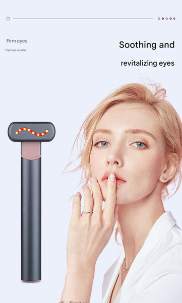 Rf Ems Eye Beauty Device 42C Constant Temperature Microcurrent Red Light Therapy For Care Silver Anti Aging Products