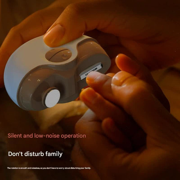 Purple Electric Nail Clipper & Filer 2 Speed Low Noise Safe For Little Ones (1Yr+) Adults Manicure & Pedicure Tools & Kits