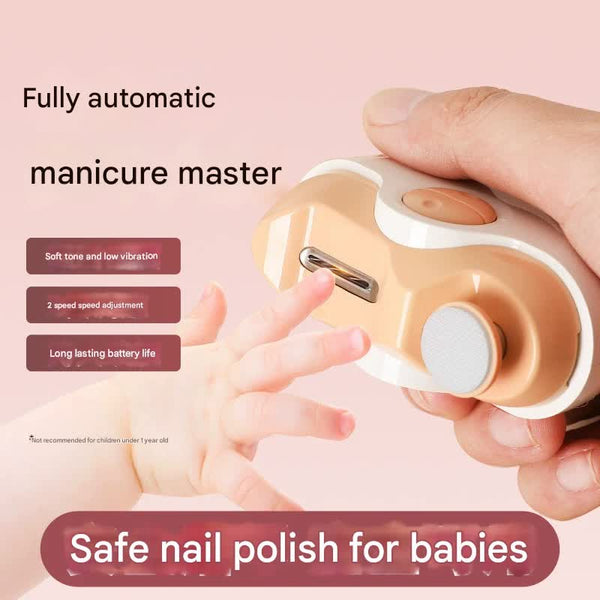 Black Electric Nail Clipper & Filer 2 Speed Low Noise Safe For Babies (1Yr+) Adults Manicure & Pedicure Tools & Kits