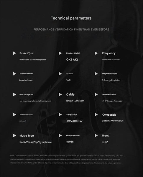 Hi Res Audio In Ear Monitor Earphones Ergonomic Design Dynamic Driver With Mic 3.5Mm Jack Black Earbuds