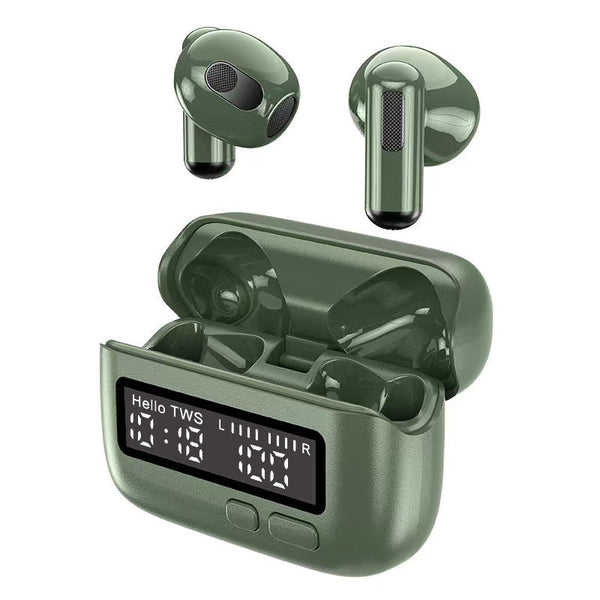 Hi Res Audio In Ear Monitor Earphones Ergonomic Design Dynamic Driver With Mic 3.5Mm Jack Green Earbuds