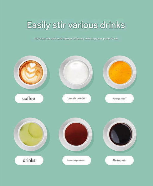 Mini Electric Self Stirring Mug Usb C Rechargeable 4 Hour Use Stainless Steel (Pink) Other Kitchen Gadgets