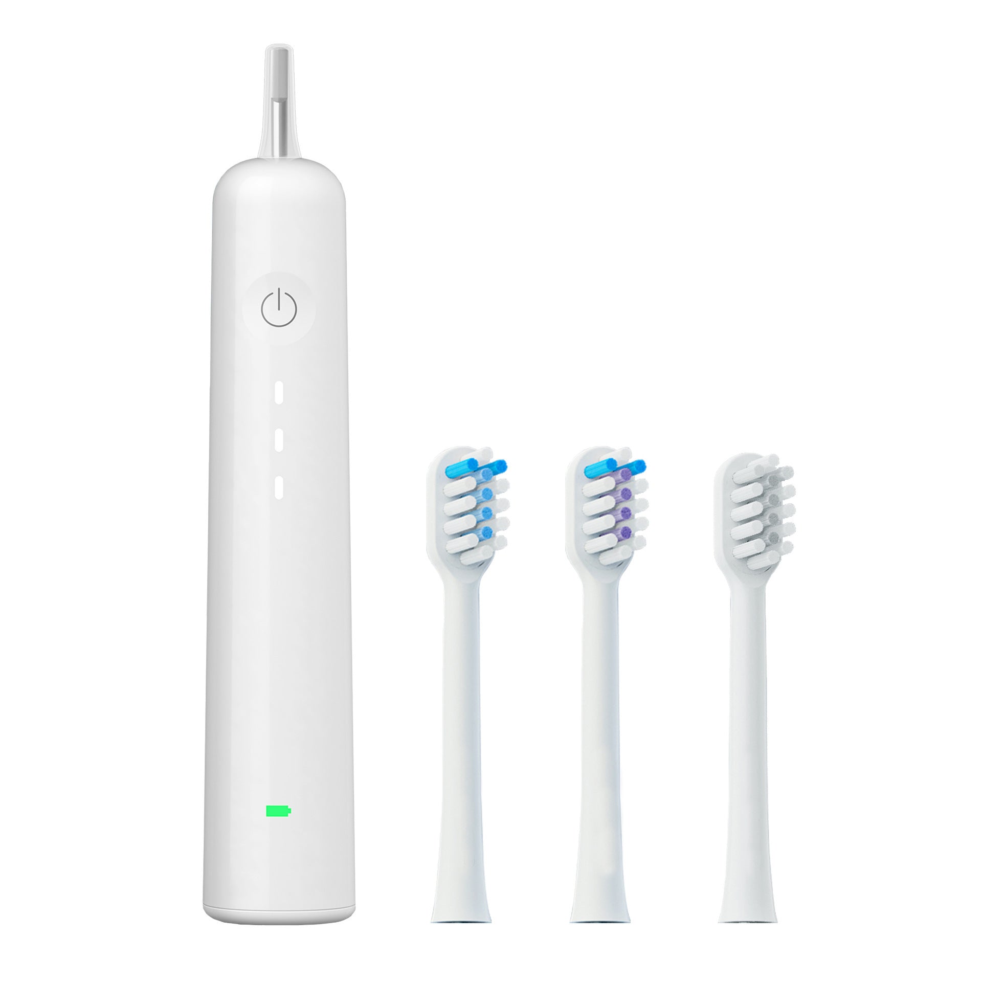 Electric Toothbrush With Ultra Soft Gum Guard Brush Heads Ipx7 Waterproof Ergonomic Design(White) Electric Toothbrushes