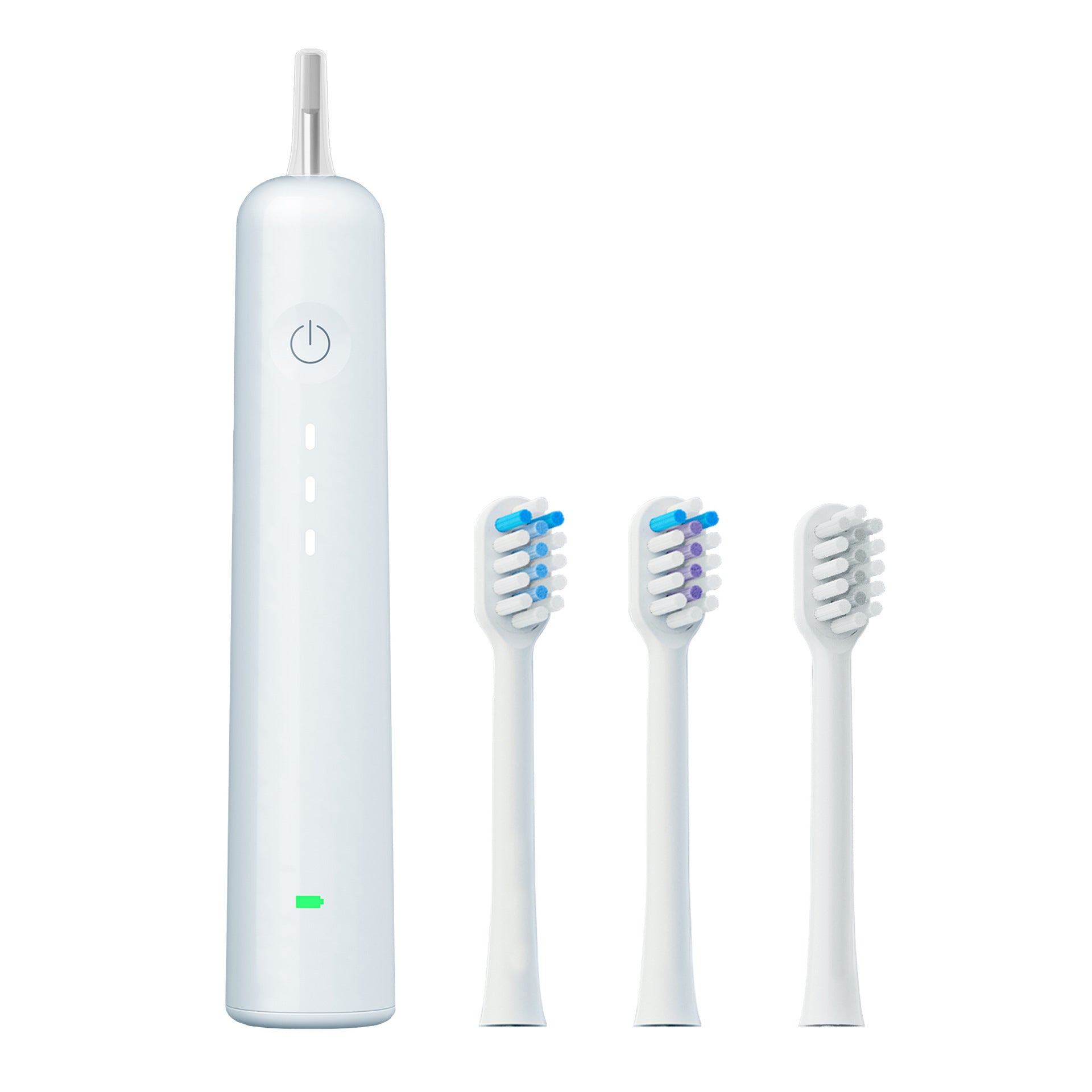 Electric Toothbrush With Ultra Soft Gum Guard Brush Heads Ipx7 Waterproof Ergonomic Design(Blue) Electric Toothbrushes
