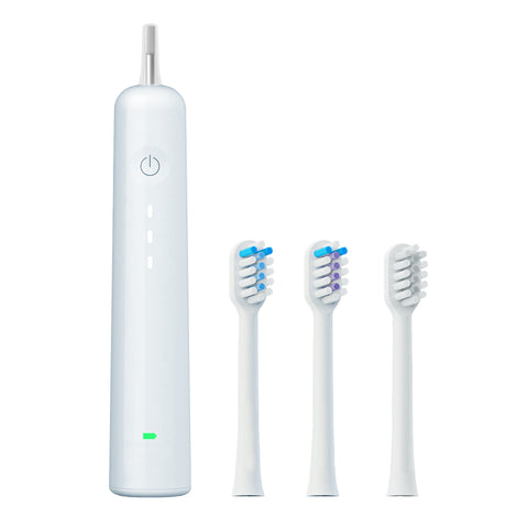 Electric Toothbrush With Ultra Soft Gum Guard Brush Heads Ipx7 Waterproof Ergonomic Design(Blue) Electric Toothbrushes