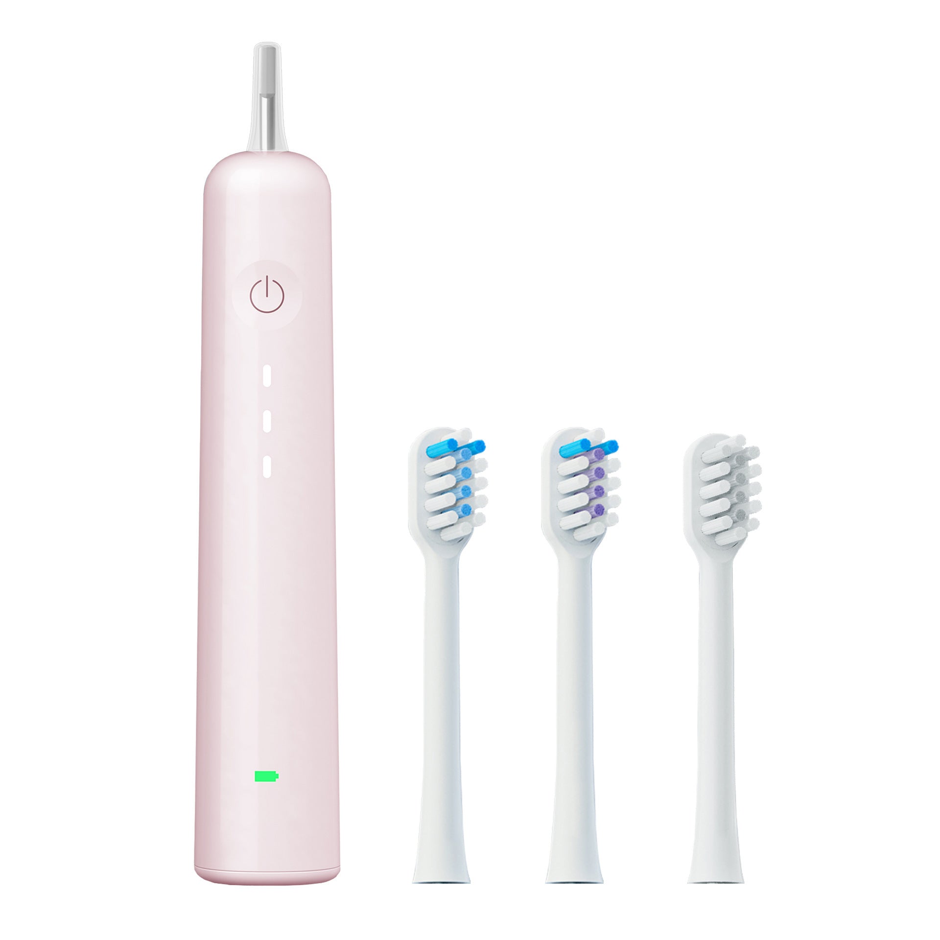 Electric Toothbrush With Ultra Soft Gum Guard Brush Heads Ipx7 Waterproof Ergonomic Design(Pink) Electric Toothbrushes