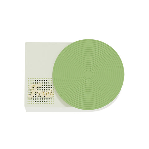 Retro Phonograph Bluetooth Speaker Rotating Disc 5.3 Aux/Tf Card 8H Playtime Green Audio Docks & Mini Speakers