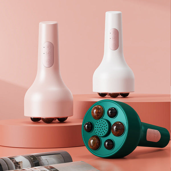 Rechargeable Smokeless Moxibustion & Massage Device With Hot Compress Red Light Therapy(Green) Other Massage