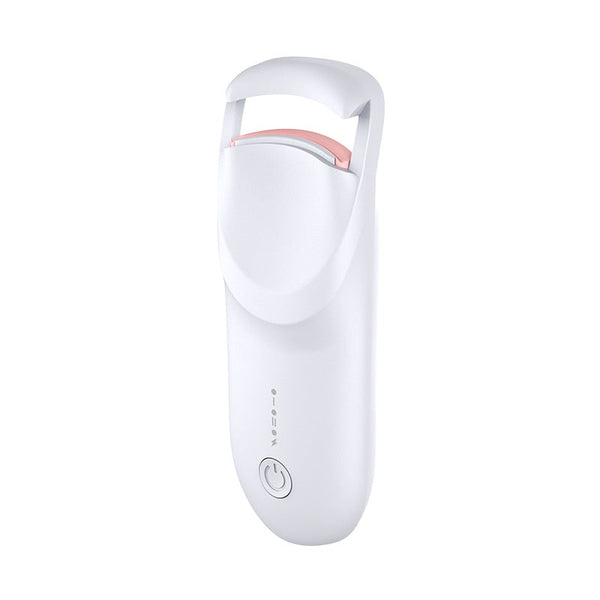 Electric Heated Eyelash Curler Usb Rechargeable Fast Heating Long Lasting Curl(White) Eyelash Tools