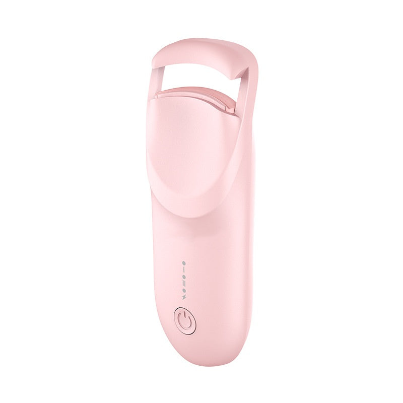 Electric Heated Eyelash Curler Usb Rechargeable Fast Heating Long Lasting Curl(Pink) Eyelash Tools