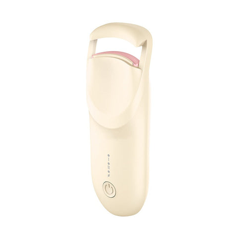 Electric Heated Eyelash Curler Usb Rechargeable Fast Heating Long Lasting Curl(Apricot) Eyelash Tools