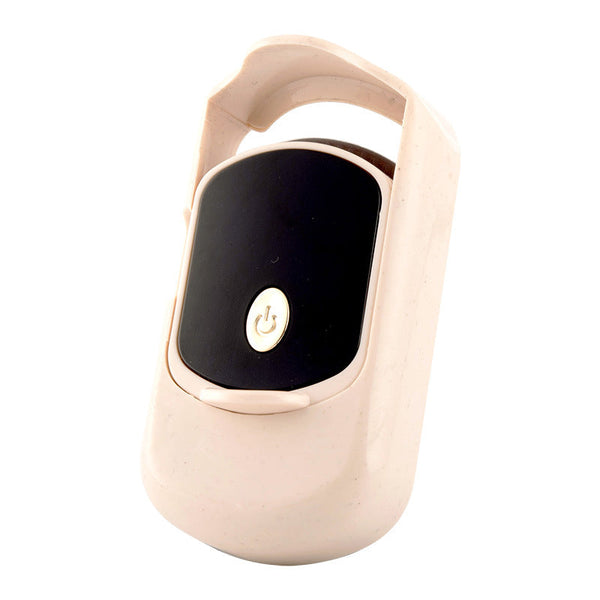Rechargeable Electric Heated Eyelash Curler 55C Constant Temperature Led Display Gentle Curling Beige Eyelash Tools