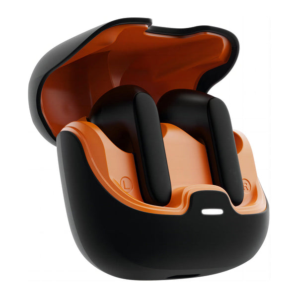 Tws With Quad Mic Noise Cancellation 100H Playtime Bluetooth 5.3 45Ms Low Latency Fast Charge Black Earbuds