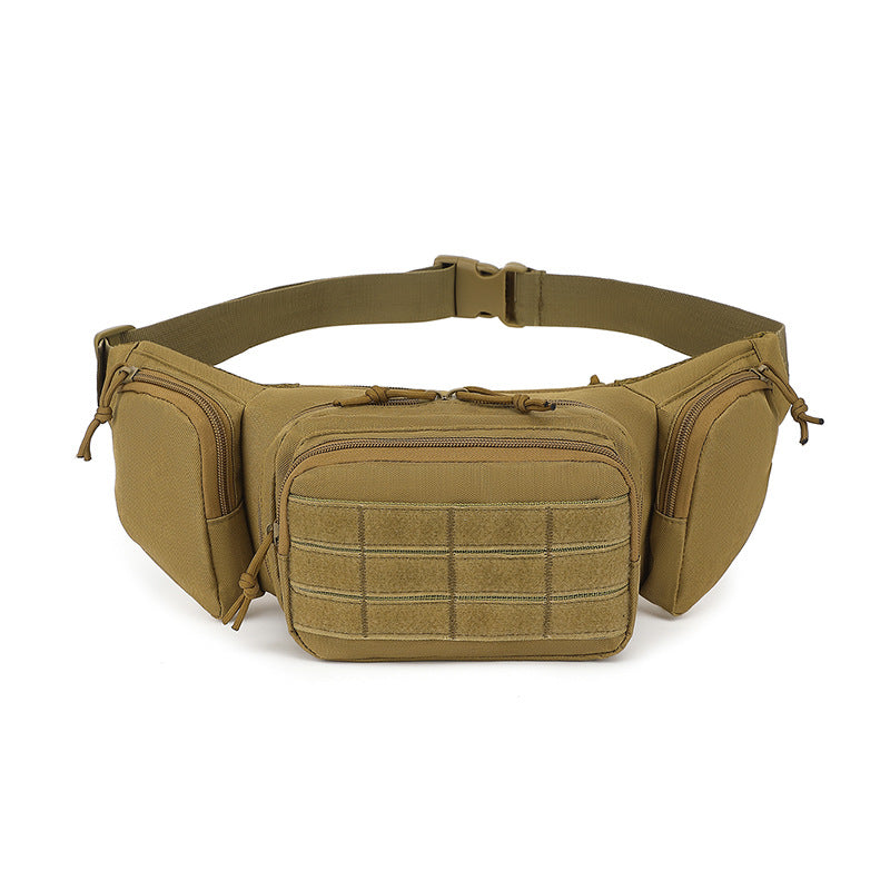 Tactical Waist Pack & Concealed Carry Bag Multi Pocket Fanny With Adjustable Strap Khaki Waist Packs & Bags
