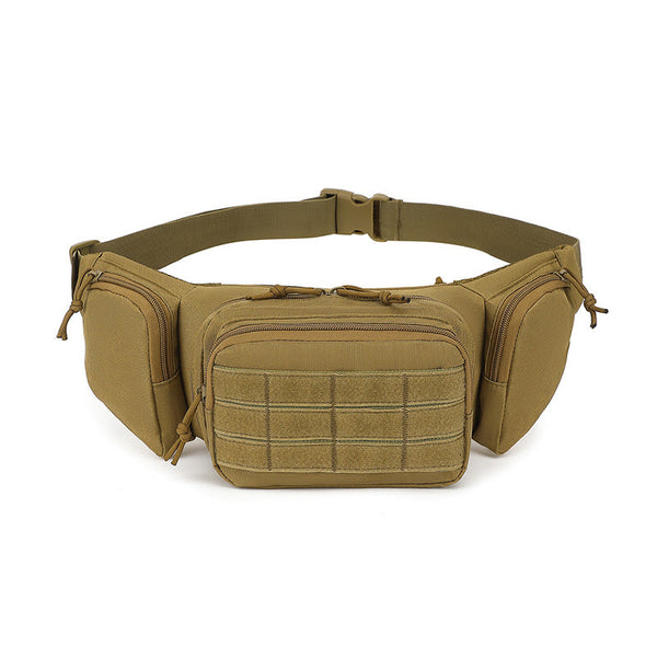 Tactical Waist Pack & Concealed Carry Bag Multi Pocket Fanny With Adjustable Strap Khaki Waist Packs & Bags