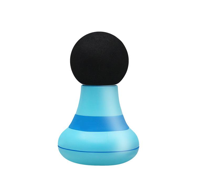 Mini Electric Fascia Massage Gun Portable Deep Tissue Percussion Massager With Quiet Motor Blue Massagers