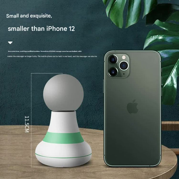 Mini Electric Fascia Massage Gun Portable Deep Tissue Percussion Massager With Quiet Motor Yellow Massagers