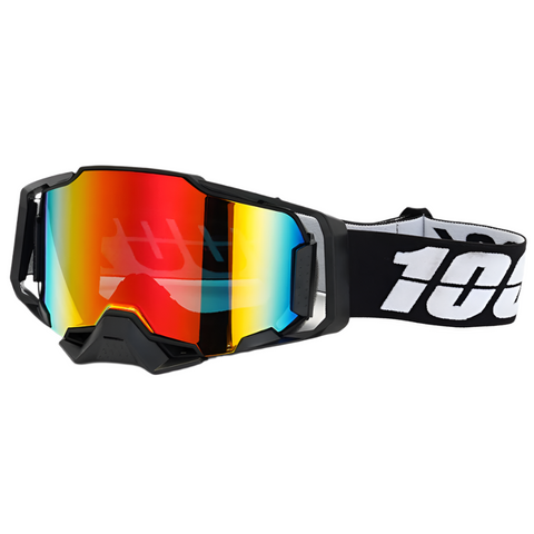 Professional Motocross Ski Goggles Hiper Lens Tpu Frame Black With White Straps Red Lenses Goggles & Sunglasses