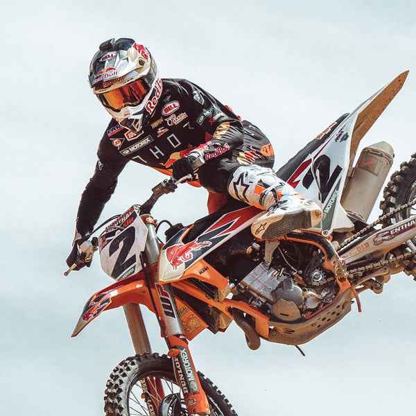 Professional Motocross Ski Goggles Hiper Lens Tpu Frame Black With White Belt Silver Goggles & Sunglasses