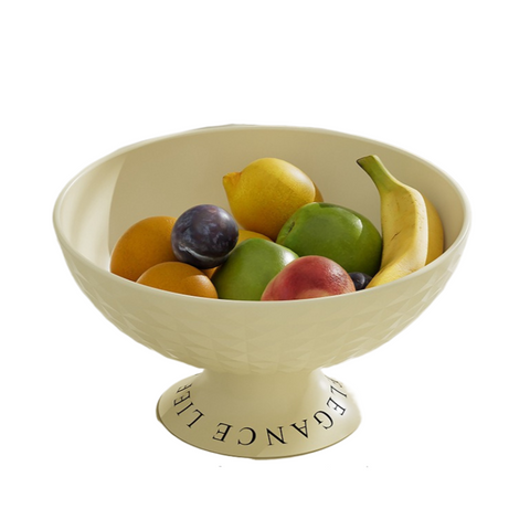 Elosung Cream White Diamond Fruit Tray 25.8/12.8Cm * 13.5Cm Trays